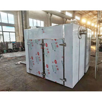 Four de séchage de plaque de cuisson en acier inoxydable CT-C à deux portes et deux véhicules Circulation d'air chaud pour la transformation des aliments pour les granulés de poudre