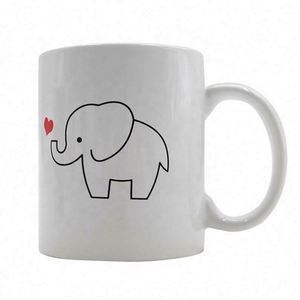 Custom White Ceramic Coffee Mug Contemporary Design with Gift <b>Box</b> for Promotional Sublimation Personalized Giveaways - Product Image 5