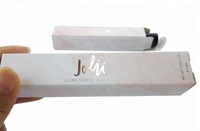 Boîte de papier brillant à lèvres et rouge à lèvres imprimé personnalisé en or rose gaufré et laminé mat pour cosmétiques pour emballage de crème pour les yeux