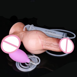 Tapón Anal Inflable de 8.11 Pulgadas de Largo con Fuerte Ventosa, Dildo de Silicona para Masaje de Próstata y Punto G, Juguete Sexual para Principiantes - Product Image 3
