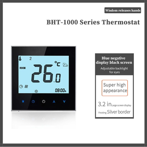 Chaudière électrique intelligente BECA BHT-1000 avec contrôle par application Tuya, Wifi, <span class=keywords><strong>thermostat</strong></span> à écran tactile 24V <span class=keywords><strong>pour</strong></span> <span class=keywords><strong>chauffage</strong></span> d'eau en hôtel - Product Image 4