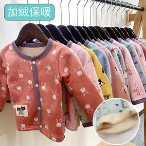 Xxx Jongens En Meisjes Jas Warme Jas Kids Shirt Cartoon Print Vest Baby Pluche Trui 2021 Fall Winter Kinderen kleding