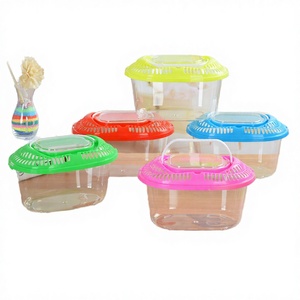 Boîte à poissons miniature en plastique écologique de 18,8 cm, boîte de transport transparente pour tortues, aquarium pour poissons de compagnie - Product Image 4