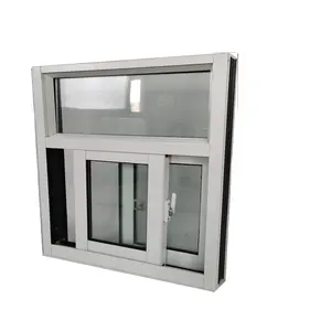 Ventana corredera de aluminio personalizada de nuevo diseño Detalles del fabricante Ventana corredera de aluminio personalizada a prueba de balas