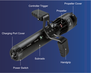 Xe Scooter dưới nước Waydoo Subswim 500W chống nước IP68, thời gian hoạt động 56 phút, hàng chính hãng Subnado, sẵn sàng giao hàng - Product Image 5