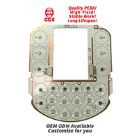 Placa LED PCB CGX ODM OEM, LED Blanco Dual IR, Diodo SMD Bicolor, Fabricante de Ensamblaje PCBA, Accesorios para Cámaras de Seguridad e Iluminación