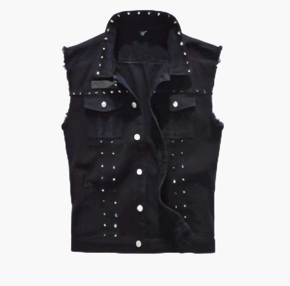 Shop Our New Denim Vest for Men Punk Rock Cowboy Style