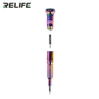 RL-723 RELIFE Jeu de tournevis dynamométriques interchangeables 5 en 1 à adsorption magnétique super dure pour outils de réparation de téléphones mobiles
