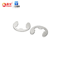 High Precision Fastener Parts Factory Customized High Quality 304 Stainless Steel Circlip Opening Retaining Ring Buckle Type E Clip Spring