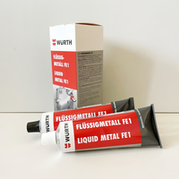 Adhésif époxy liquide gris de qualité industrielle Wurth FE1 AB, mastic pour acier, réparation de métaux, non polluant, 500 g