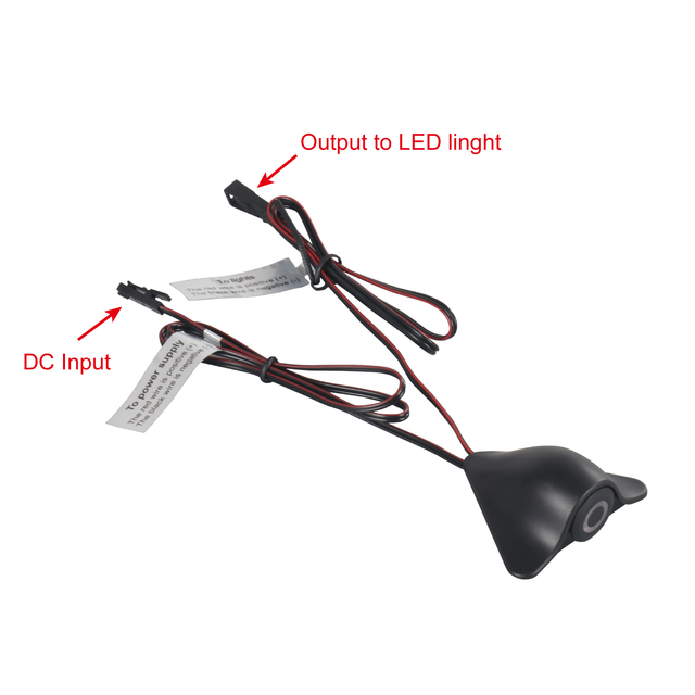 Black Surfaced and Recessed mounted Touch Sensor Light Switch