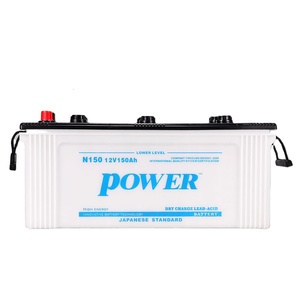 แบตเตอรี่แห้งแบบชาร์จไฟใหม่ POWER Commercial 12V 100Ah JIS100 N100 สำหรับรถยนต์บรรทุก รถบัส - Product Image 1