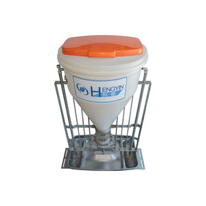Auténtico Comedero Automático Hengyin para Cerdos, de Plástico y Acero, Blanco, para Alimentación Húmeda/Seca, 50 kg, 1 Año de Garantía - Product Image 3