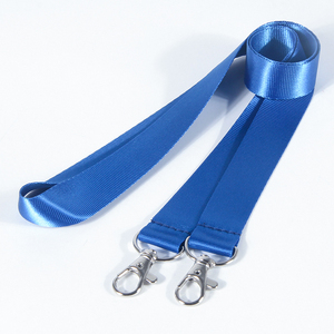 Wholesale Eco-Friendly Polyester Adjustable Custom Logo Lanyard OEM ODM Thermal Transfer Printing Personalized Neck Accessory