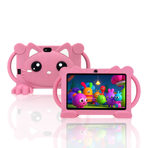 Kids <b>Tablet</b> PC <b>7</b> Inch Android 15 Wi-Fi Capacitive Screen Educational Learning Device Fashion Silicone Case Drop Resistance - Product Image 3