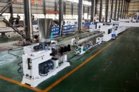 Machine à rainurer CNC à double vis 380V contrôlée, 50-110mm/110-250mm/110-400mm, pour l'alimentation en eau sous pression en PVC