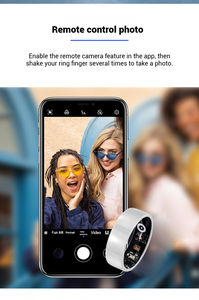 Oem חדש מותאם אישית nfc קרמיקה טבעת rfid ללא תשלום עם פונקצית שליטה מרחוק גשש שינה פונקציה - Product Image 5