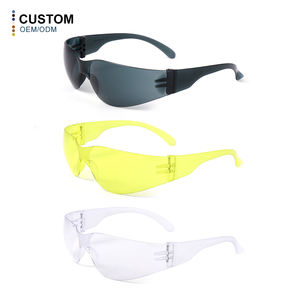 نظارات أمان من الشركات المصنعة بدون إطار مقاومة للخدش، نظارات واقية معتمدة وفق معيار ANSI Z87 للرجال والنساء - Product Image 1