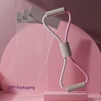 Banda elástica de TPR con diseño de animales en forma de 8 para ejercicios de espalda para mujer, ideal para yoga, deportes, apertura de hombros y tensión muscular.