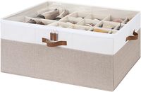 Organisateur de rangement pour chaussures pliable, rectangulaire, moderne et portable avec couvercle en PVC et boîte à fermeture éclair pour le rangement des vêtements et des tissus