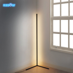 <span class=keywords><strong>Lampe</strong></span> sur pied LED contemporaine de style nordique européen simple et luxueuse Rebow, avec <span class=keywords><strong>étagère</strong></span> à trois pieds, coin, RGB - Product Image 3