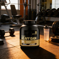 Poudre de Whey Certifiée Halal de Haute Qualité pour Prise de Masse, Marque Privée OEM, pour la Croissance Musculaire et la Gestion de l'Énergie, Sans Arômes Artificiels