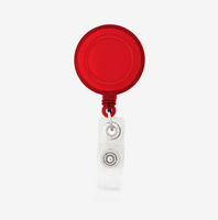 Porte-badge rétractable rond portable et durable en gros avec logo personnalisé pour événements d'entreprise et cadeaux