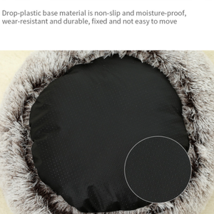 Cama de gato cálida de 40CM, sofá de Casa de felpa larga, cesta suave para dormir para mascotas, cama para perros, nido para gatos, cama para mascotas, cojín, soporte Dropshipping - Product Image 5
