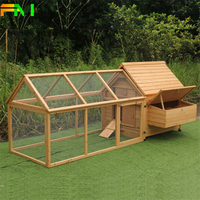Poulailler en bois de haute qualité pour 20 poulets avec rampe poulailler cage cage cages pour animaux de compagnie à vendre