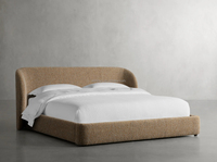 Luxuriöses Bett Moderne Schlafzimmermöbel Polsterbett Kingsize Stoffbett