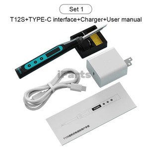 IParts Uyue <span class=keywords><strong>T12S</strong></span> USB Mini fer à souder pour l'entretien du téléphone portable carte mère PCB soudage réparation chauffage rapide soudage - Product Image 3