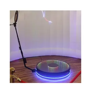 Rotation automatique 3D réglable rotative ronde 360 degrés fête caméra vidéo photomaton plate-forme 360 photomaton en vente
