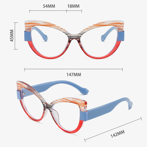 Ultimissimi classici Vintage TR90 montatura Cat Eye Ladies <span class=keywords><strong>occhiali</strong></span> <span class=keywords><strong>da</strong></span> lettura <span class=keywords><strong>occhiali</strong></span> <span class=keywords><strong>da</strong></span> <span class=keywords><strong>vista</strong></span> Presbyopic montature Anti luce blu <span class=keywords><strong>occhiali</strong></span> - Product Image 3