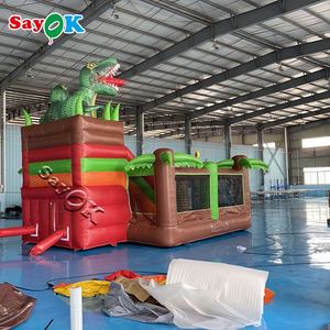 Le fabricant fournit un nouveau Design de grands jouets de dinosaures château <span class=keywords><strong>gonflable</strong></span> à thème de maison <span class=keywords><strong>gonflable</strong></span> - Product Image 5