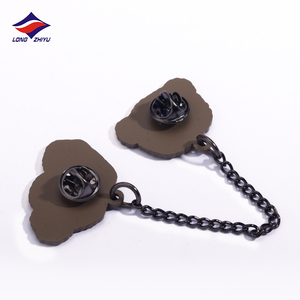 Longzhiyu 18 Năm Lưu Niệm Huy Hiệu Pin Nhà Sản Xuất Tùy Chỉnh Kim Loại Phim Hoạt Hình Men Phù Hiệu Anime Động Vật Chuỗi Pins - Product Image 5