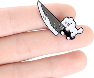 ナイフエナメルピン付きGREPASギフトカスタマイズ猫 - Product Image 4