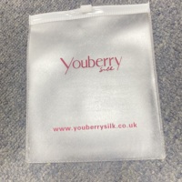 Vente en gros de petit sac pochette étanche en vinyle imprimé personnalisé pochette à fermeture éclair en plastique PVC transparent pour cadeau