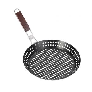 Piastra per Barbecue in ghisa antiaderente per grigliare per campeggio pesca frittura compatibile con fornello a induzione - Product Image 5