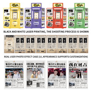 Macchina Fotografica Istantanea a Tema Giornale Vintage per DSLR e SLR, Ideale per Centri Commerciali, Mostre e Attività di Branding - Product Image 6