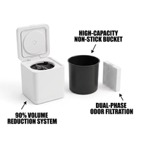 Machine à Composter les Déchets Alimentaires Électrique pour la Maison, Chambre de Broyage en Acier Inoxydable, Technologie Multigrind, Énergie Continue