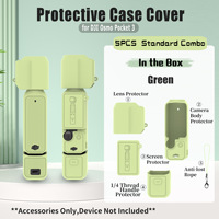 5 PCS Étui de protection en silicone standard adapté à la caméra Dji Osmo Pocket 3, plusieurs couleurs disponibles, accessoires pour caméra