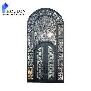 <span class=keywords><strong>Puertas</strong></span> <span class=keywords><strong>de</strong></span> <span class=keywords><strong>hierro</strong></span> forjado con cerradura inteligente <span class=keywords><strong>de</strong></span> diseño moderno Hurricane Impact <span class=keywords><strong>Puertas</strong></span> <span class=keywords><strong>de</strong></span> <span class=keywords><strong>hierro</strong></span> <span class=keywords><strong>de</strong></span> entrada frontal exterior francesa <span class=keywords><strong>para</strong></span> casa - Product Image 1