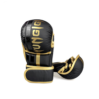 Gants de combat MMA demi-doigts résistants à l'usure et aux chocs avec sangle de poignet réglable pour l'entraînement en club – Vente en gros usine, commande en vrac