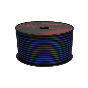 Câble de haut-parleur de voiture CCA, gaine flexible en PVC mate, normes américaines, noir et bleu, paied 14AWG - Product Image 3