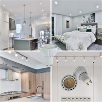 Lampu LED Pin Spot BENORY DC 24v GU10 MR16 24v GU10 DMX Smart Lights untuk Loxone Lighting Knx Dali Dimmable Lampu Kamar Tidur Rumah