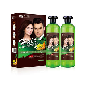 جل صبغة شعر الجينسنغ الاحترافي للرجال 500 مل * 2، نوع مائي شفاف يحتوي على مستخلصات نباتية لتغطية الشعر الرمادي للرجال، بيع بالجملة - Product Image 1