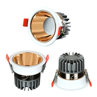 Plafonniers encastrés LED ronds pour la maison, luminaires résidentiels AC110V AC220V, spots LED encastrés pour le salon