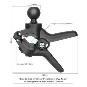 Monturas de 1 "para lámpara, todos los monturas con lámpara de poda, uick - Product Image 3