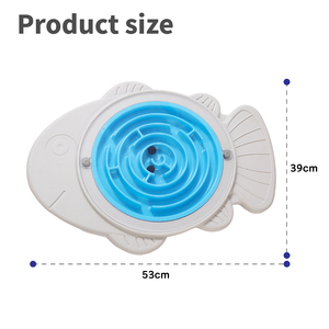 Planche d'équilibre en plastique NEEUU pour enfants, 20 pouces, motif poisson, 2 balles, 3 planches labyrinthes de rechange, planches d'équilibre pour tout-petits, entraînement sensoriel - Product Image 6