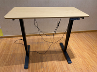 Table électrique Portable à Double moteur, meuble personnalisé, hauteur des jambes, largeur réglable, pour bureau